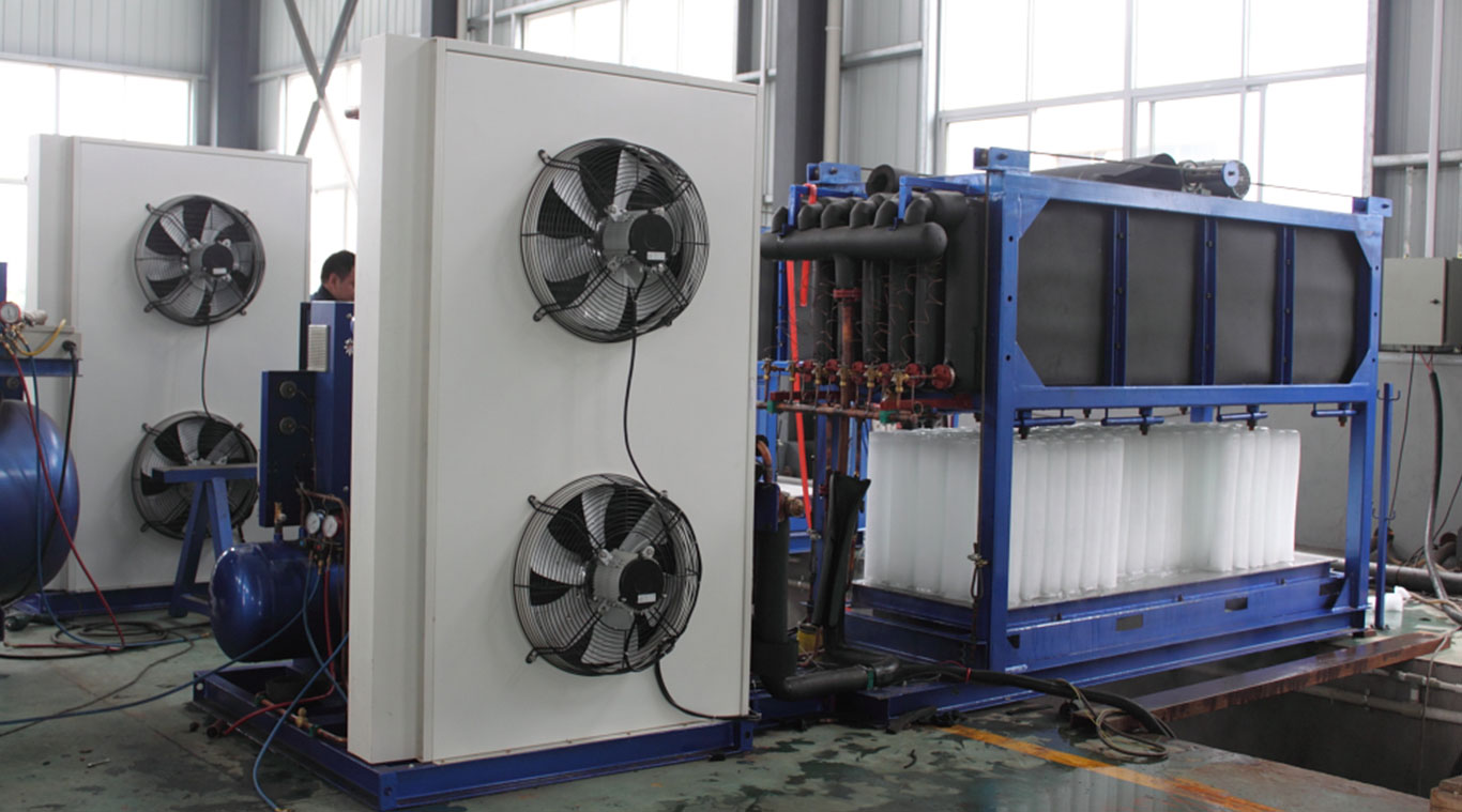 Máy làm đá khối làm lạnh trực tiếp FOCUSUN 0.5 tấn