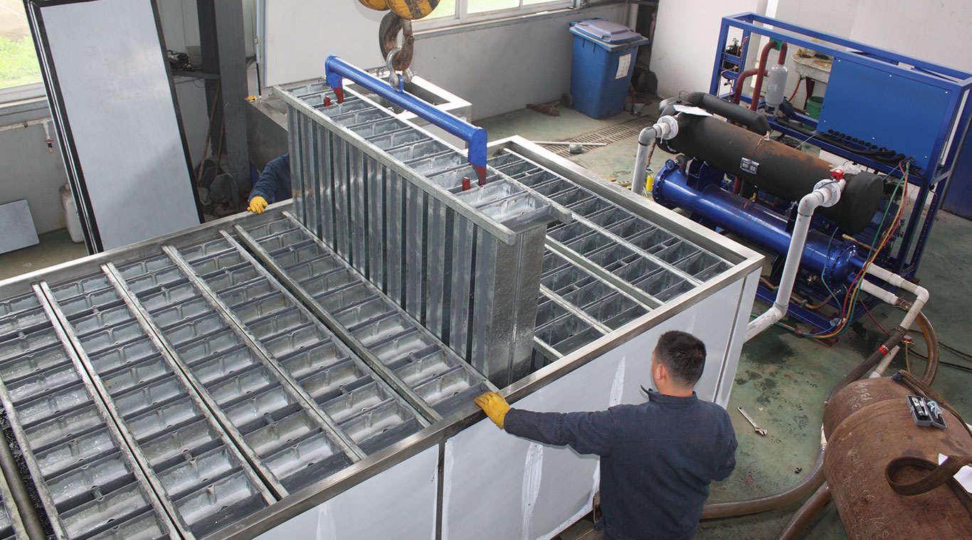 Focusun 10T brine block ice machine