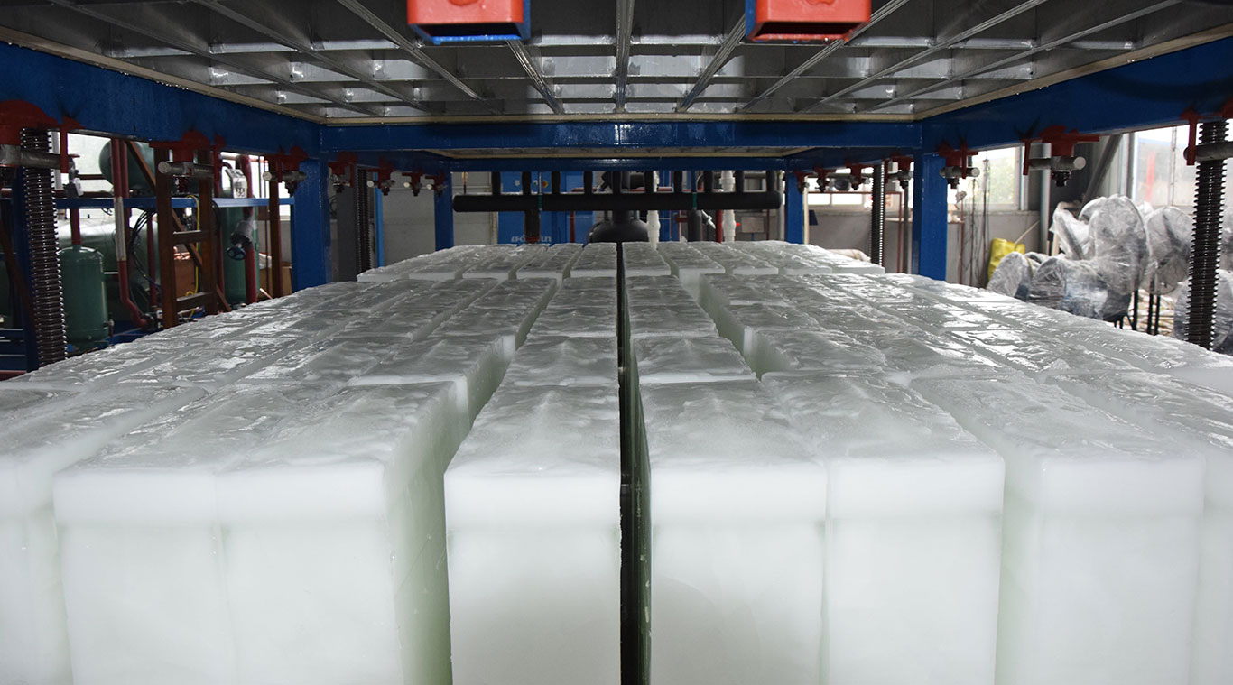 Máy làm đá khối làm lạnh trực tiếp FOCUSUN 10 tấn