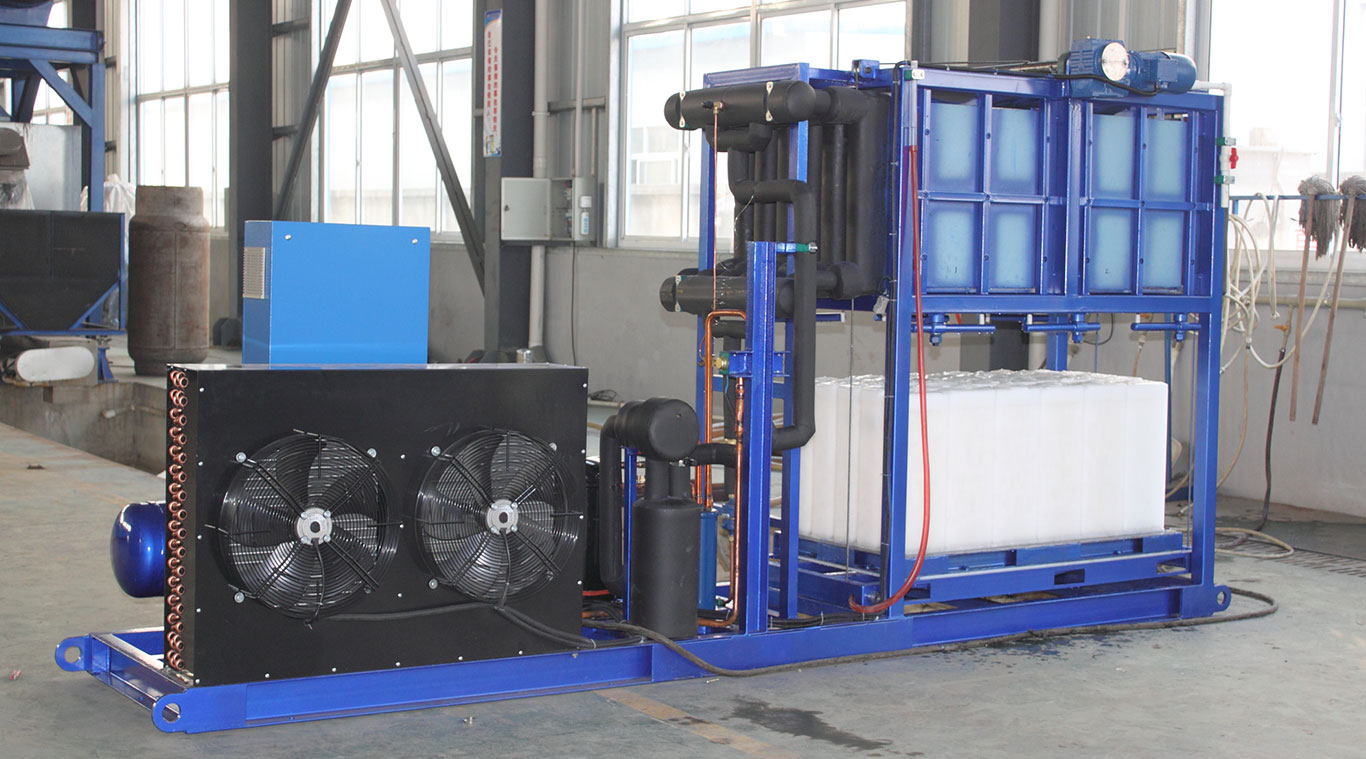 Focusun 1T direct refrigeration block ice machine