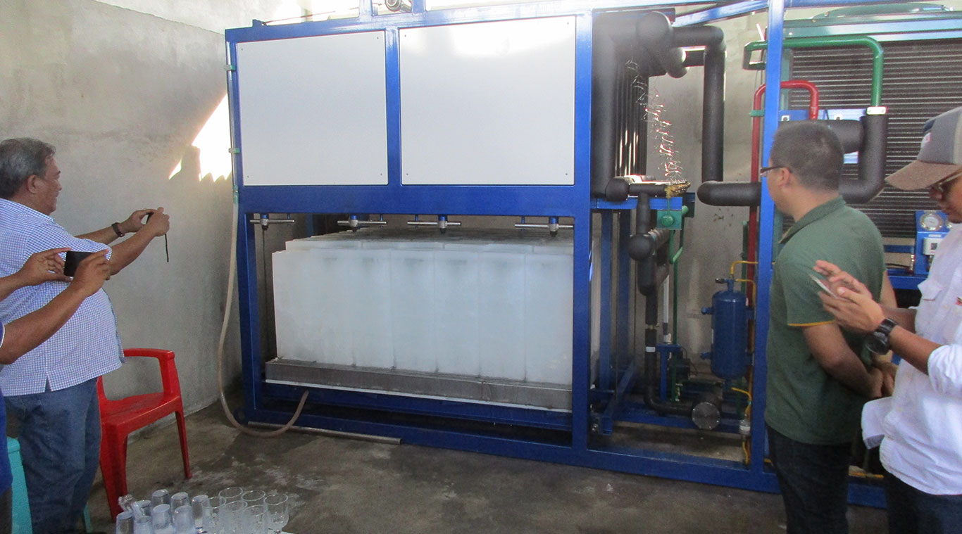 Focusun 2T direct refrigeration block ice machine