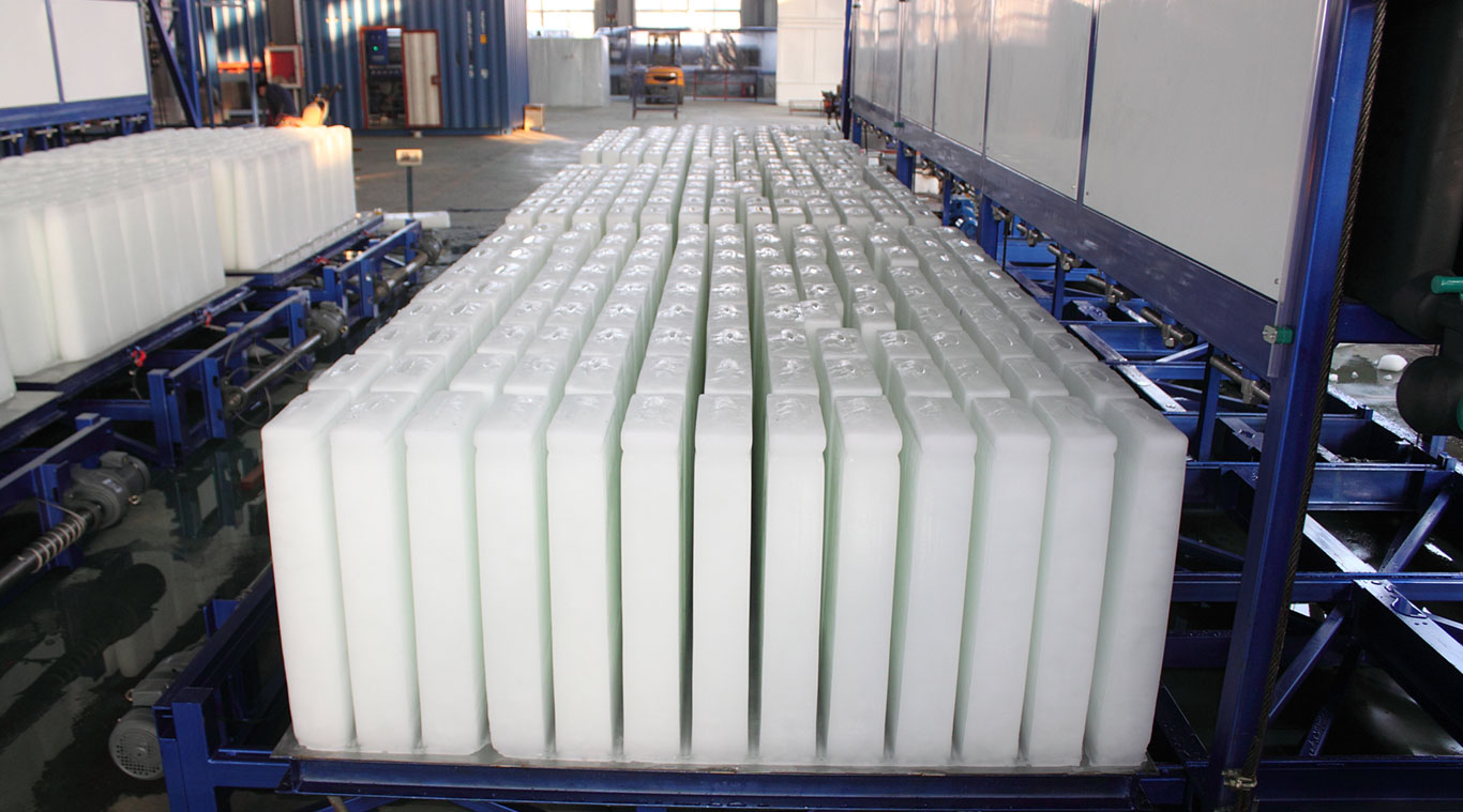 Máy làm đá khối làm lạnh trực tiếp FOCUSUN 25 tấn