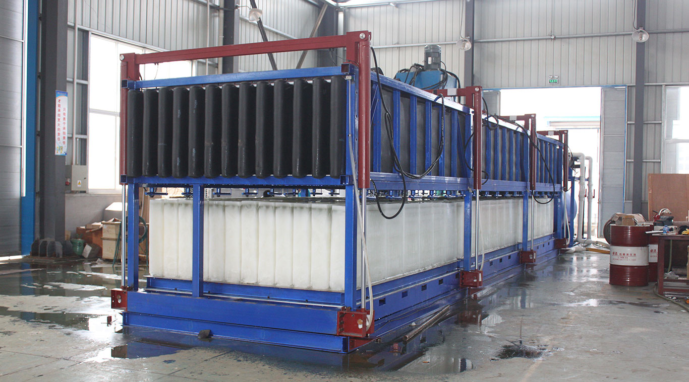 Máy làm đá khối làm lạnh trực tiếp FOCUSUN 25 tấn