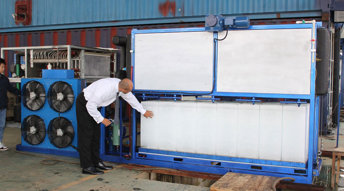 Focusun 2.5T direct refrigeration block ice machine