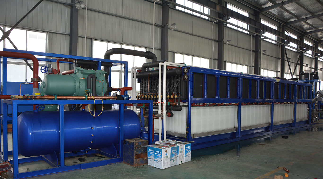 Focusun 30T direct refrigeration block ice machine