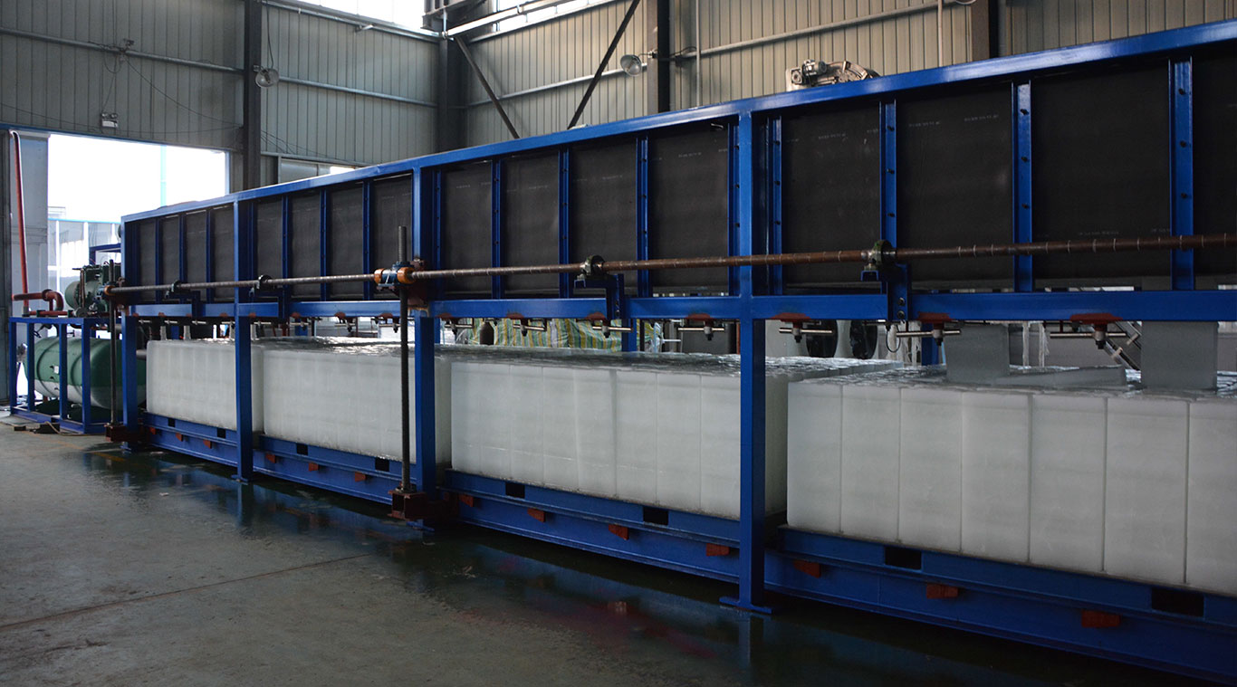 Focusun 30T direct refrigeration block ice machine