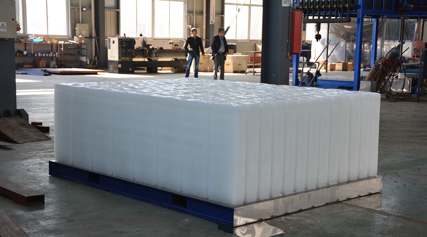 Focusun 30T direct refrigeration block ice machine