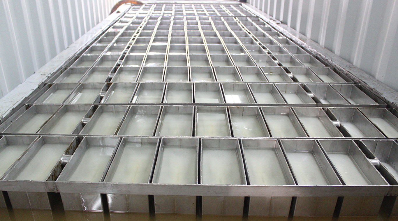 Focusun 10T containerized brine block ice machine