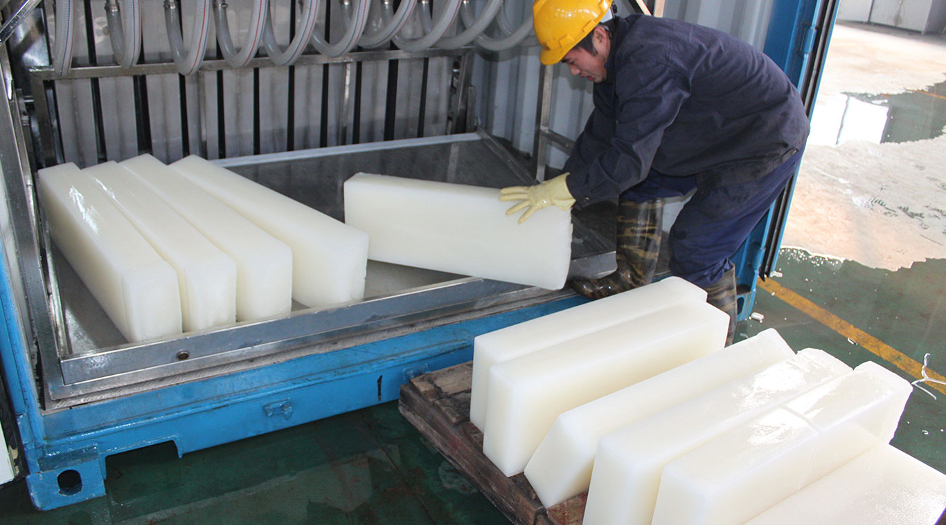 Focusun 8T containerized brine block ice machine