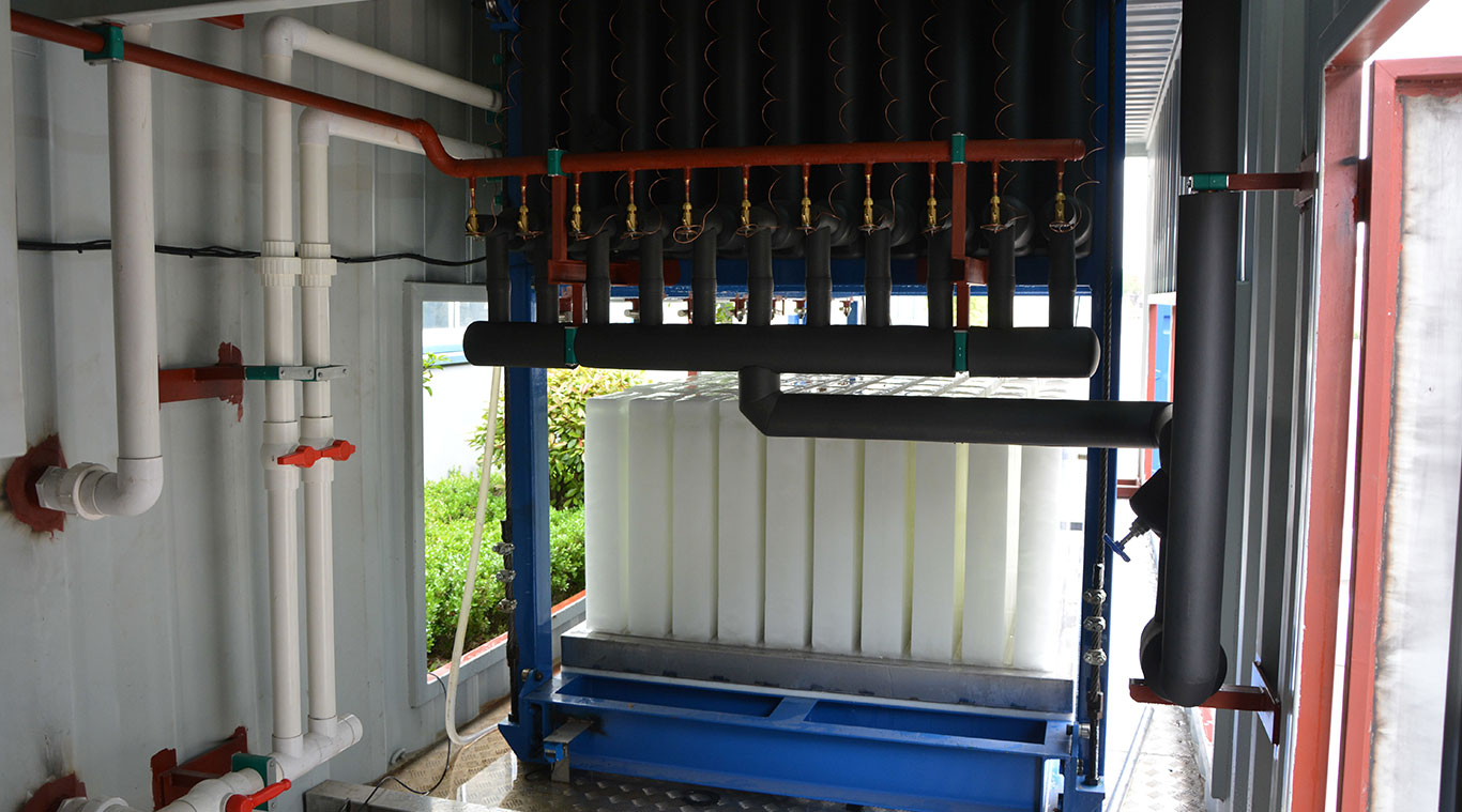 Focusun 10T containerized direct block ice machine