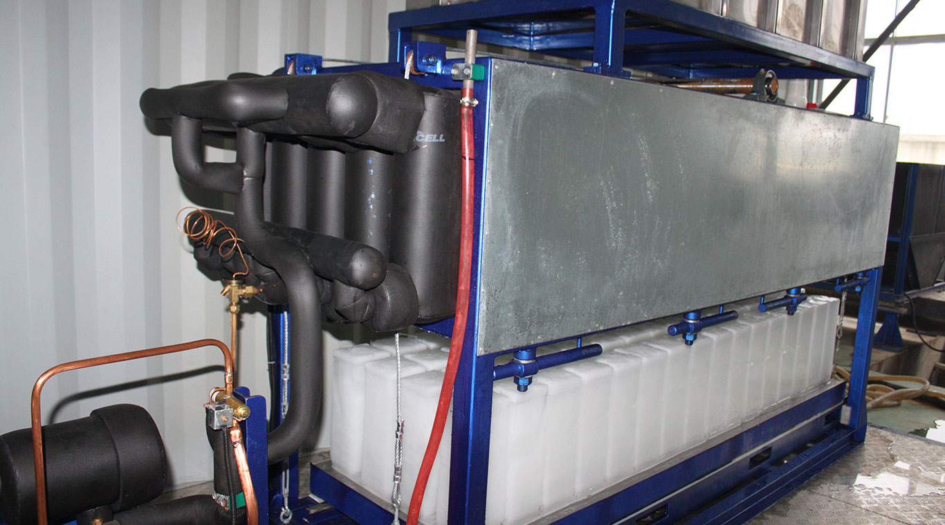 Focusun 1T containerized direct block ice machine