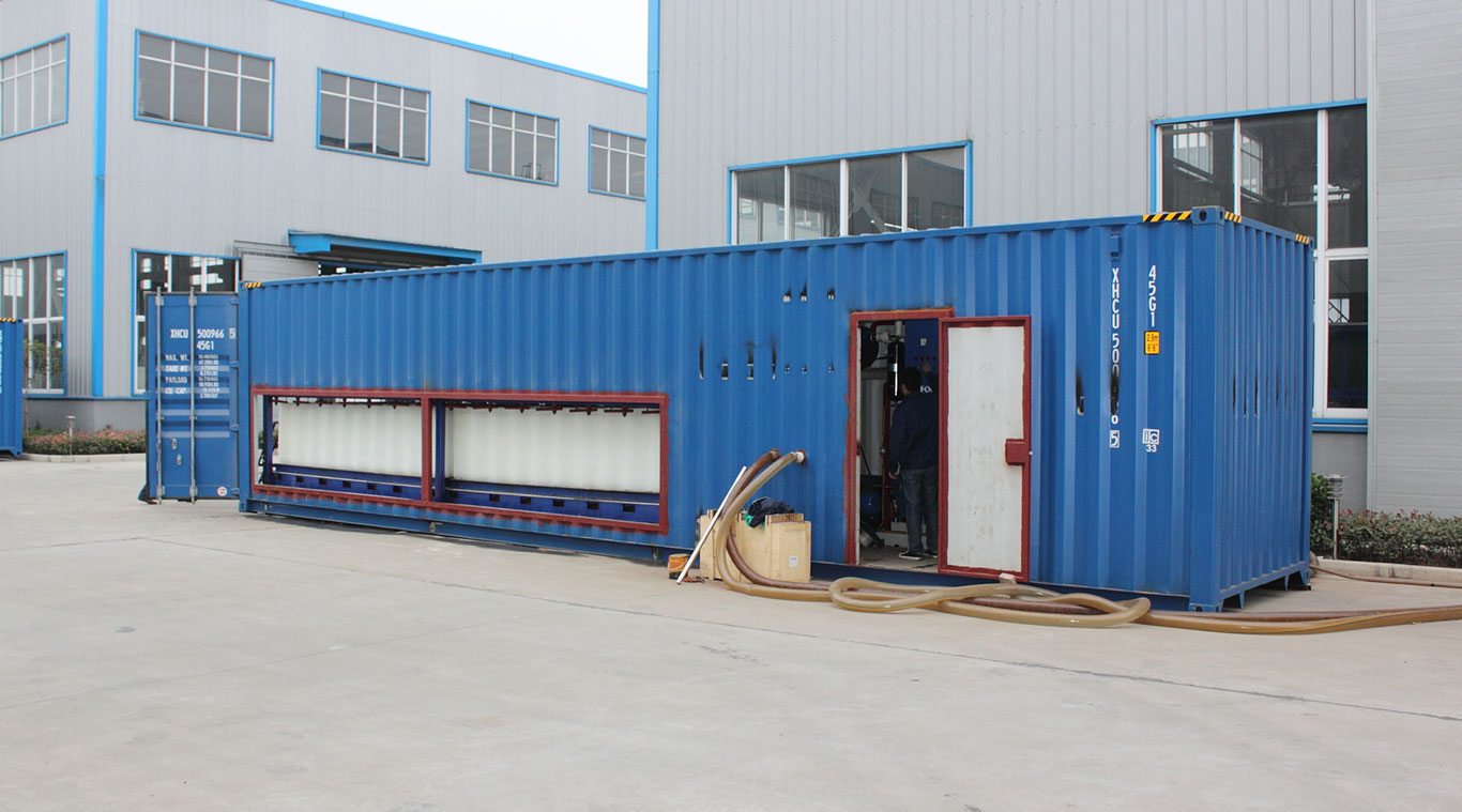 Focusun 15T containerized direct block ice machine