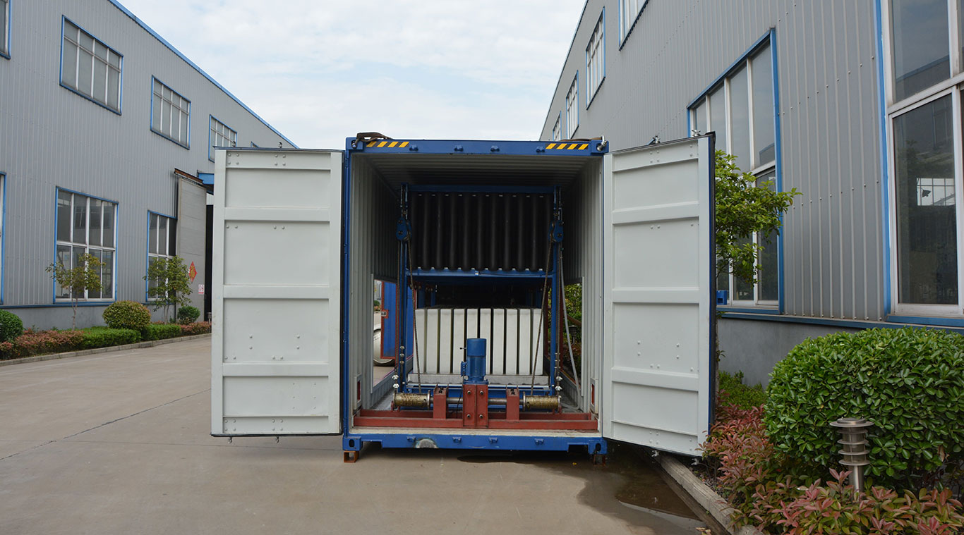 Focusun 15T containerized direct block ice machine