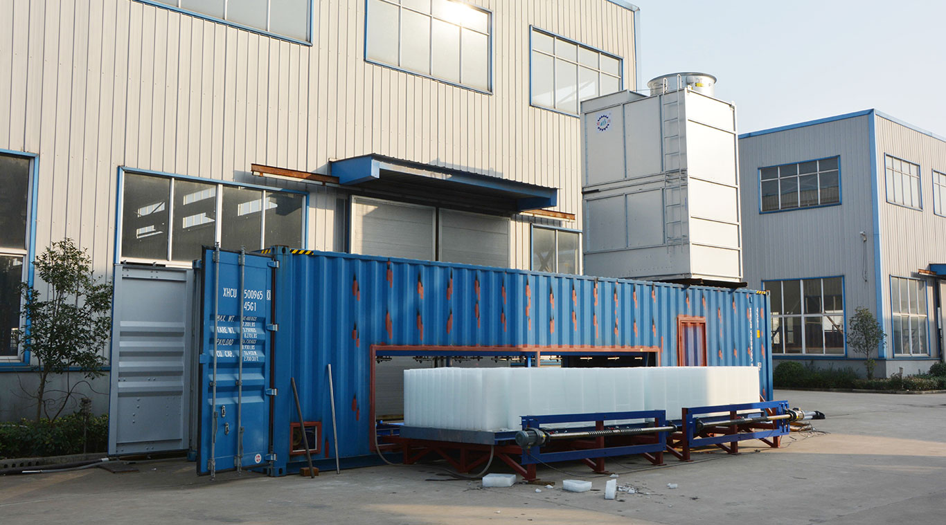 Focusun 20T containerized direct block ice machine