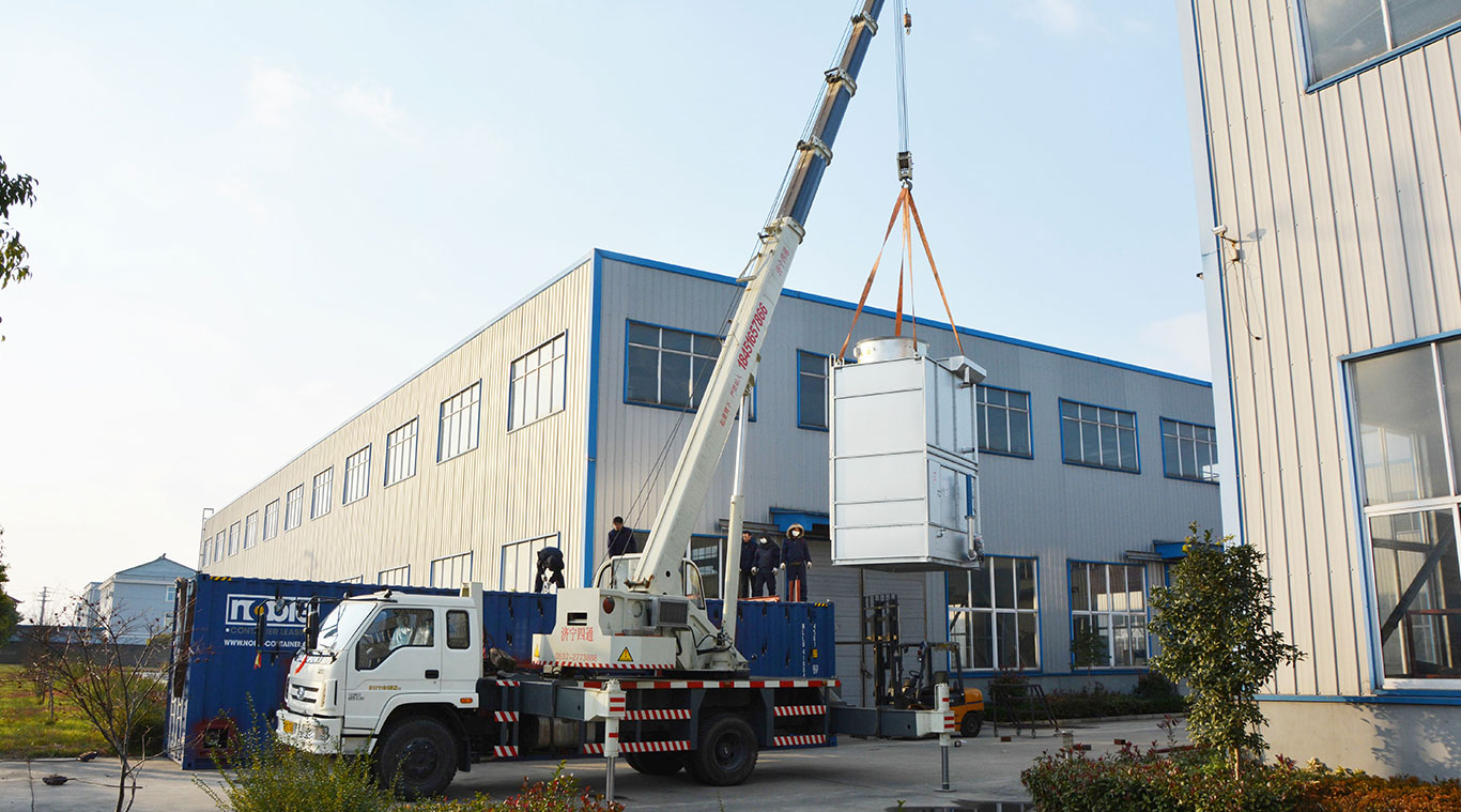 Focusun 20T containerized direct block ice machine