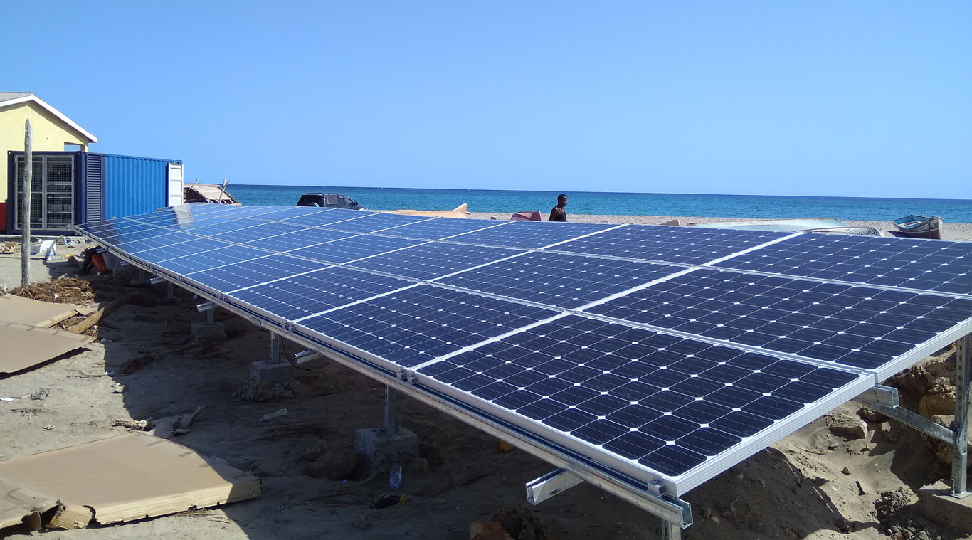 Solar power cold room