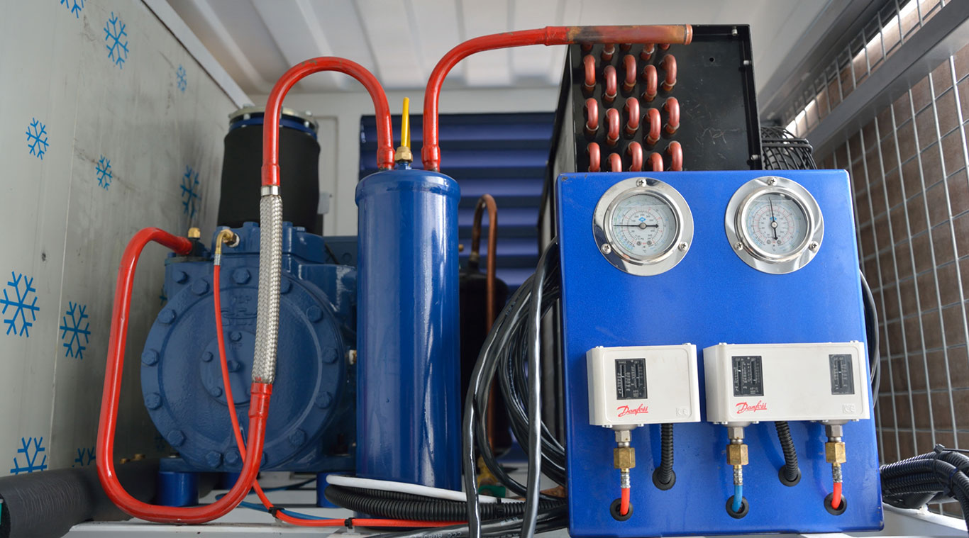 Solar power cold room