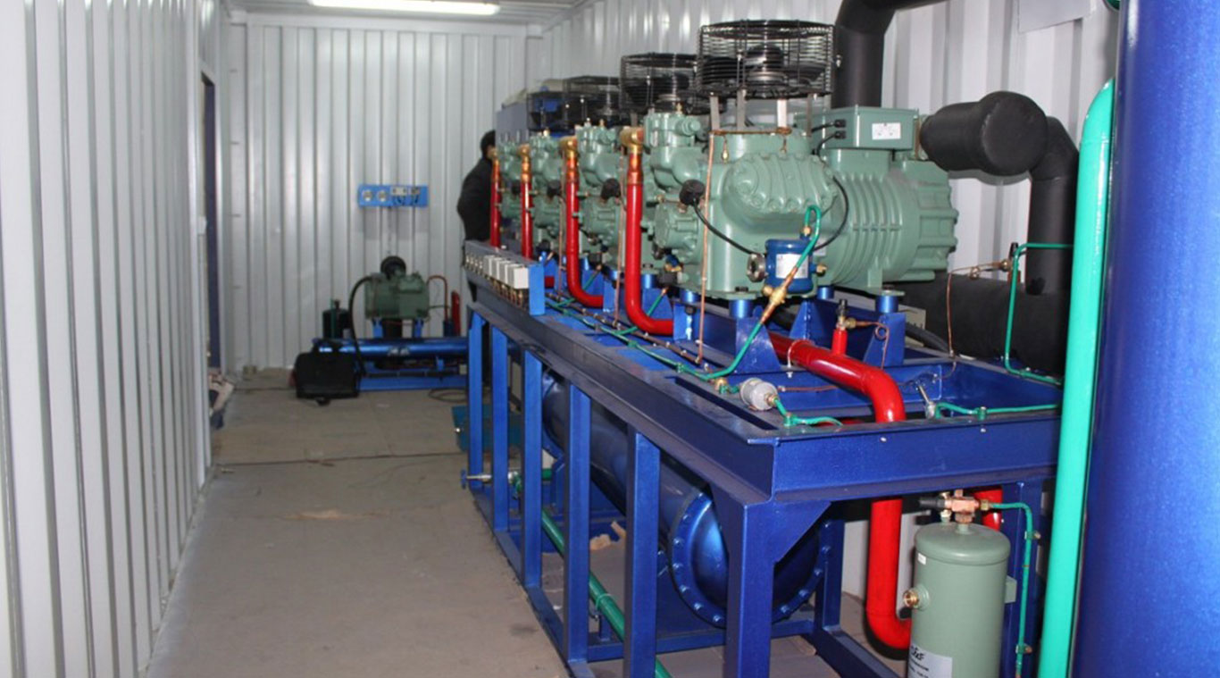 Focusun 25T containerized flake ice machine