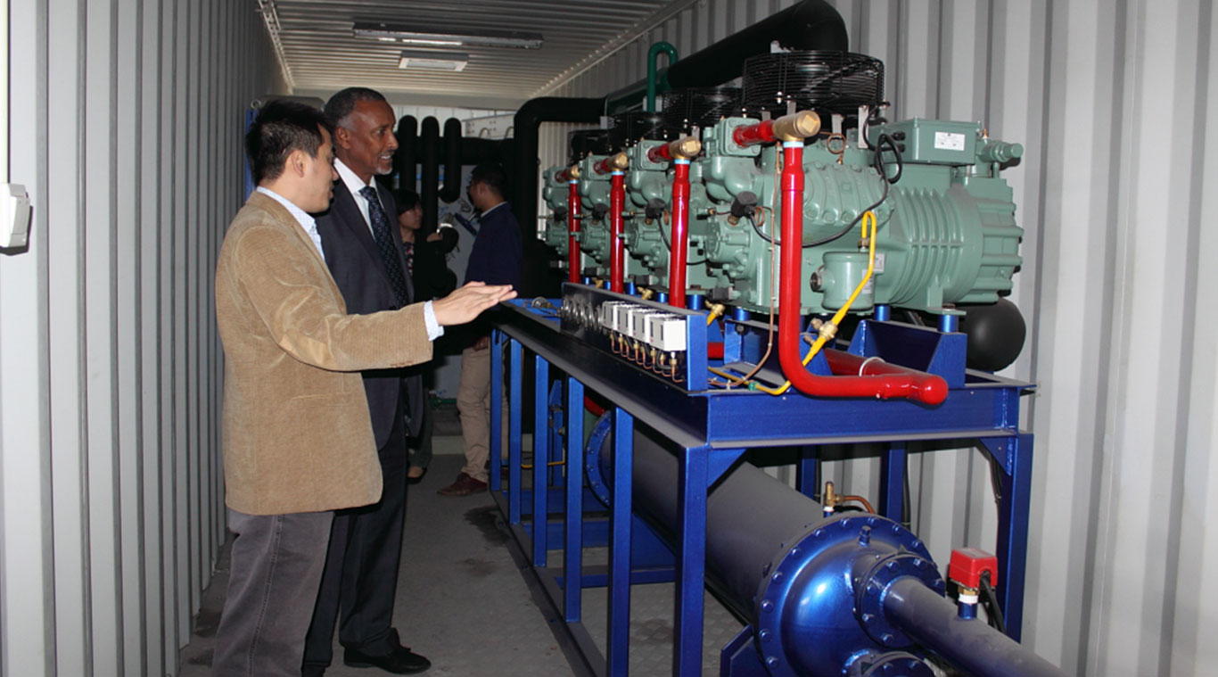 Focusun 30T containerized flake ice machine