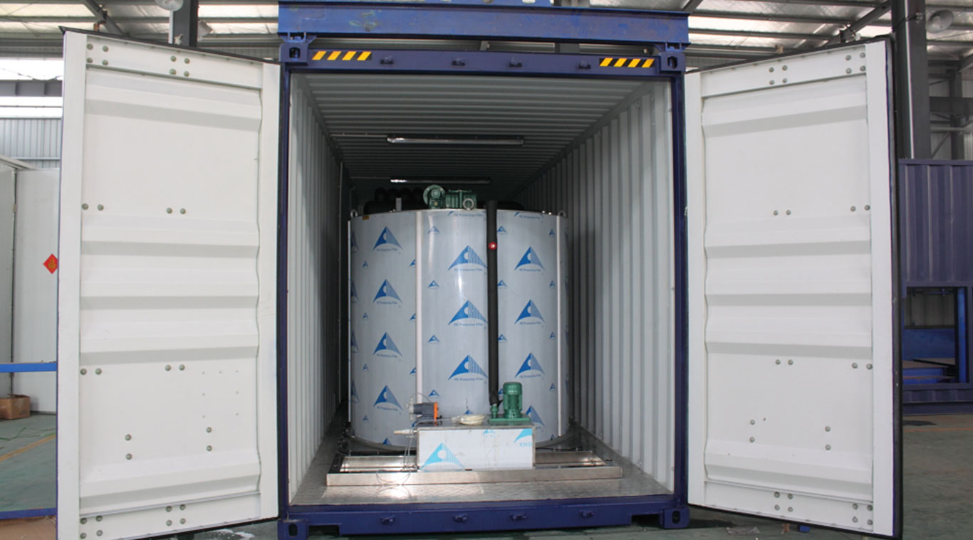 Focusun 30T containerized flake ice machine