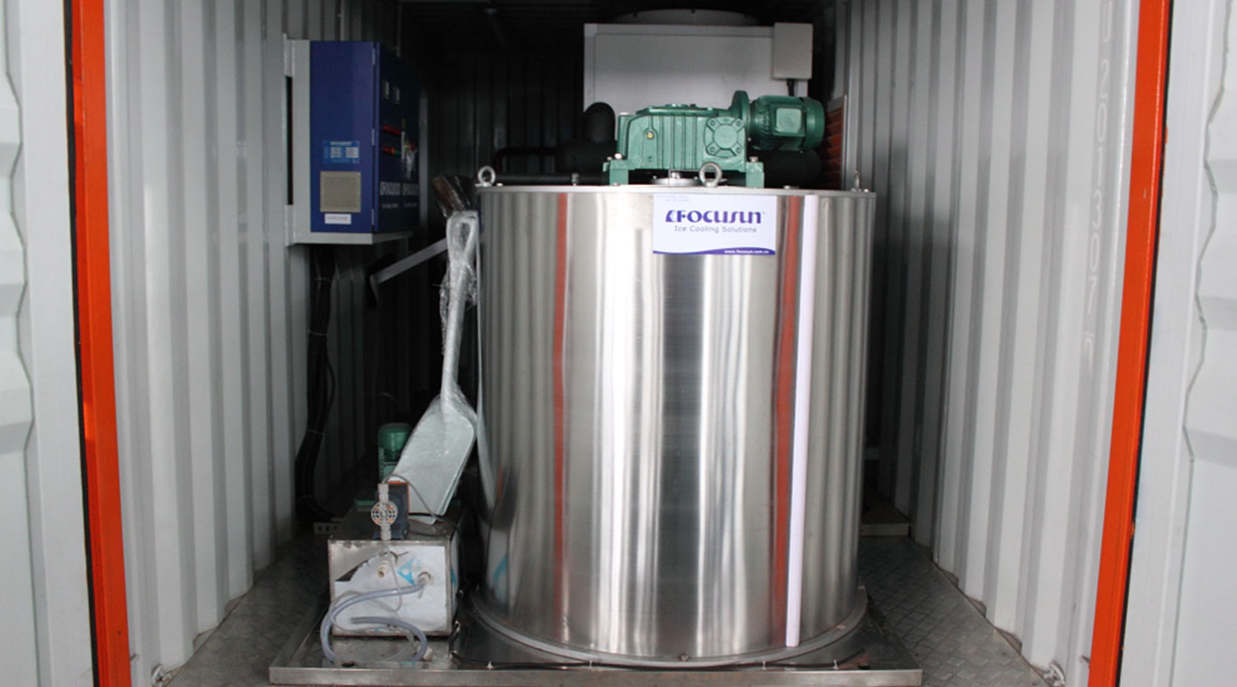 Focusun 5T containerized flake ice machine