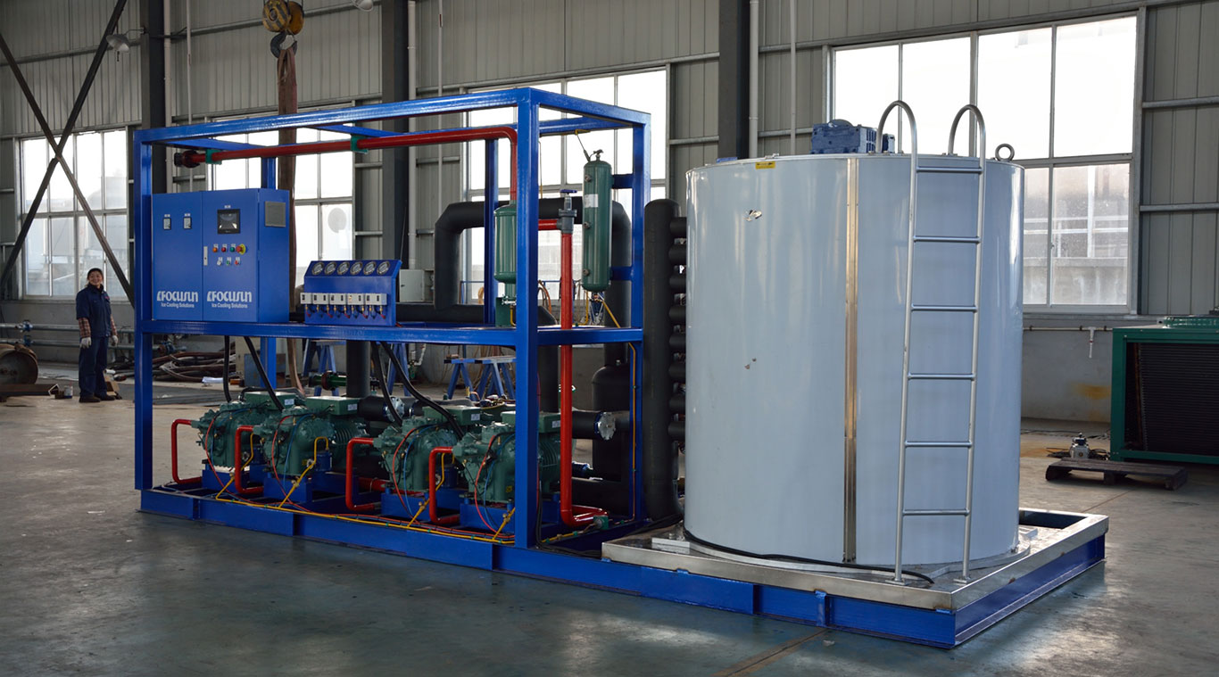 Focusun 30T fresh water flake ice machine
