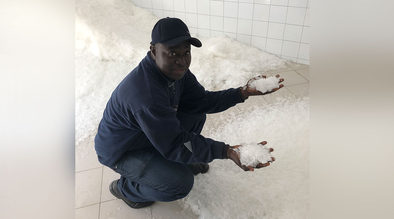 Focusun 40T fresh water flake ice machine