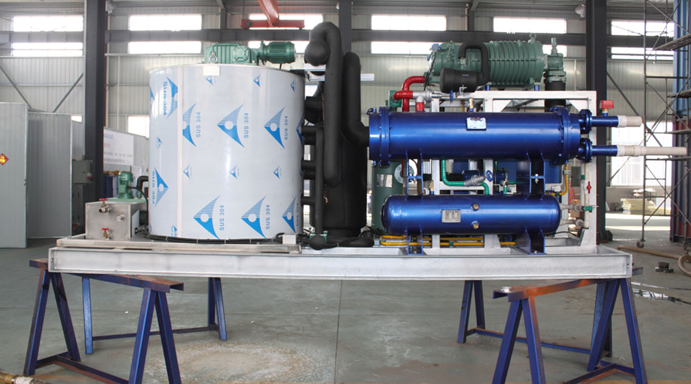 Focusun 15T land seawater flake ice machine