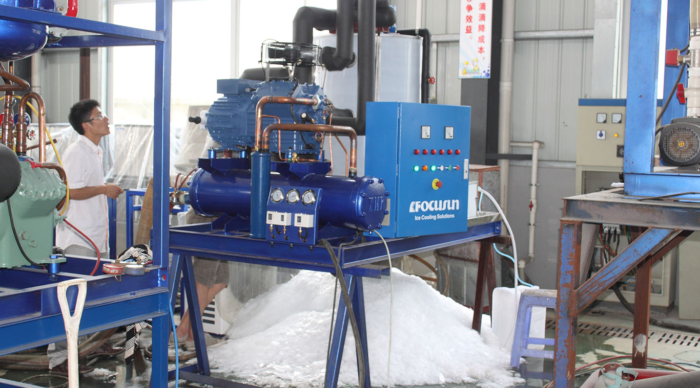 Focusun 5T land seawater flake ice machine