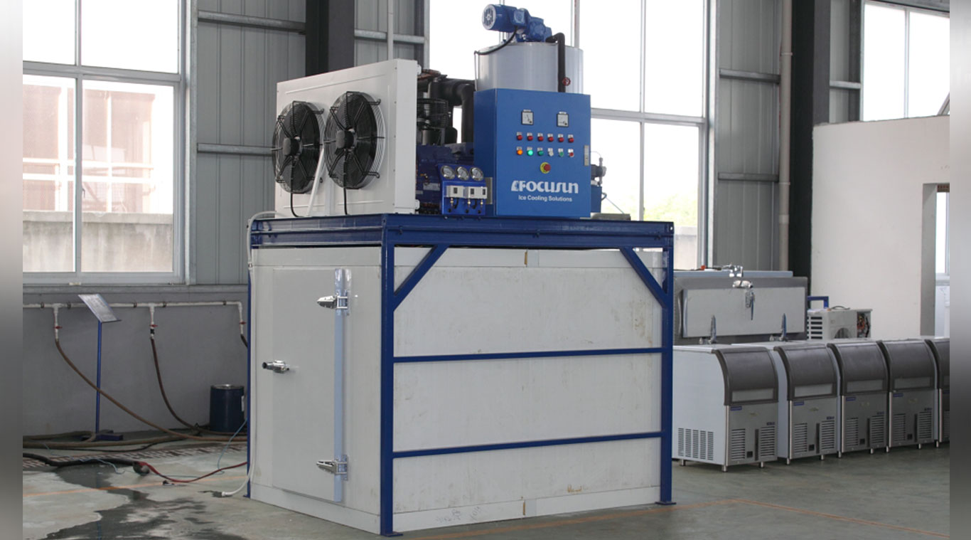 Focusun 6T land seawater flake ice machine