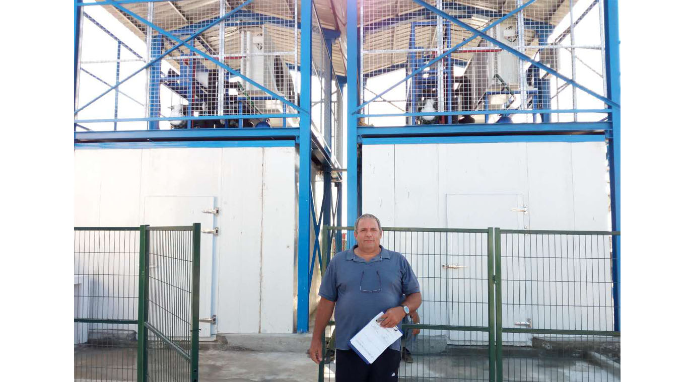 Land seawater flake ice machine