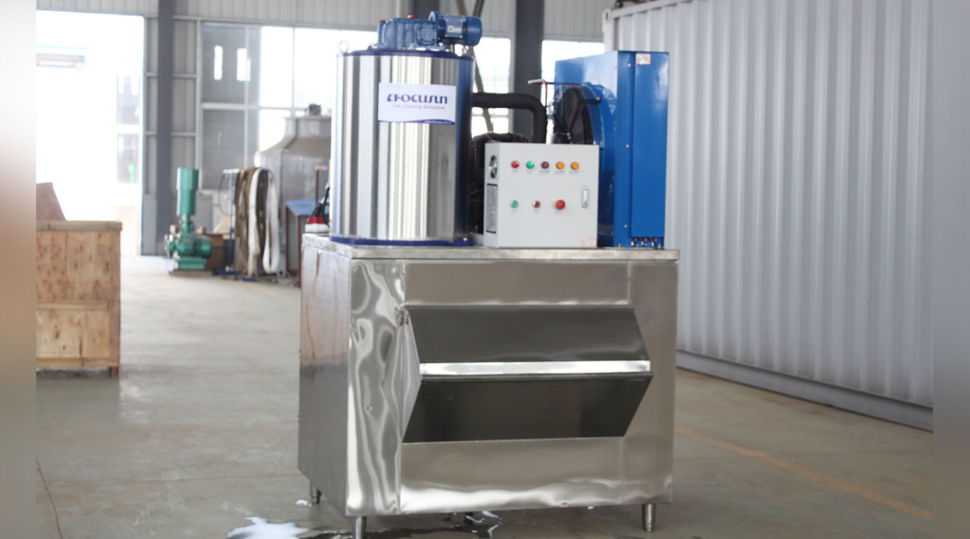 Focusun 2T marine seawater flake ice machine