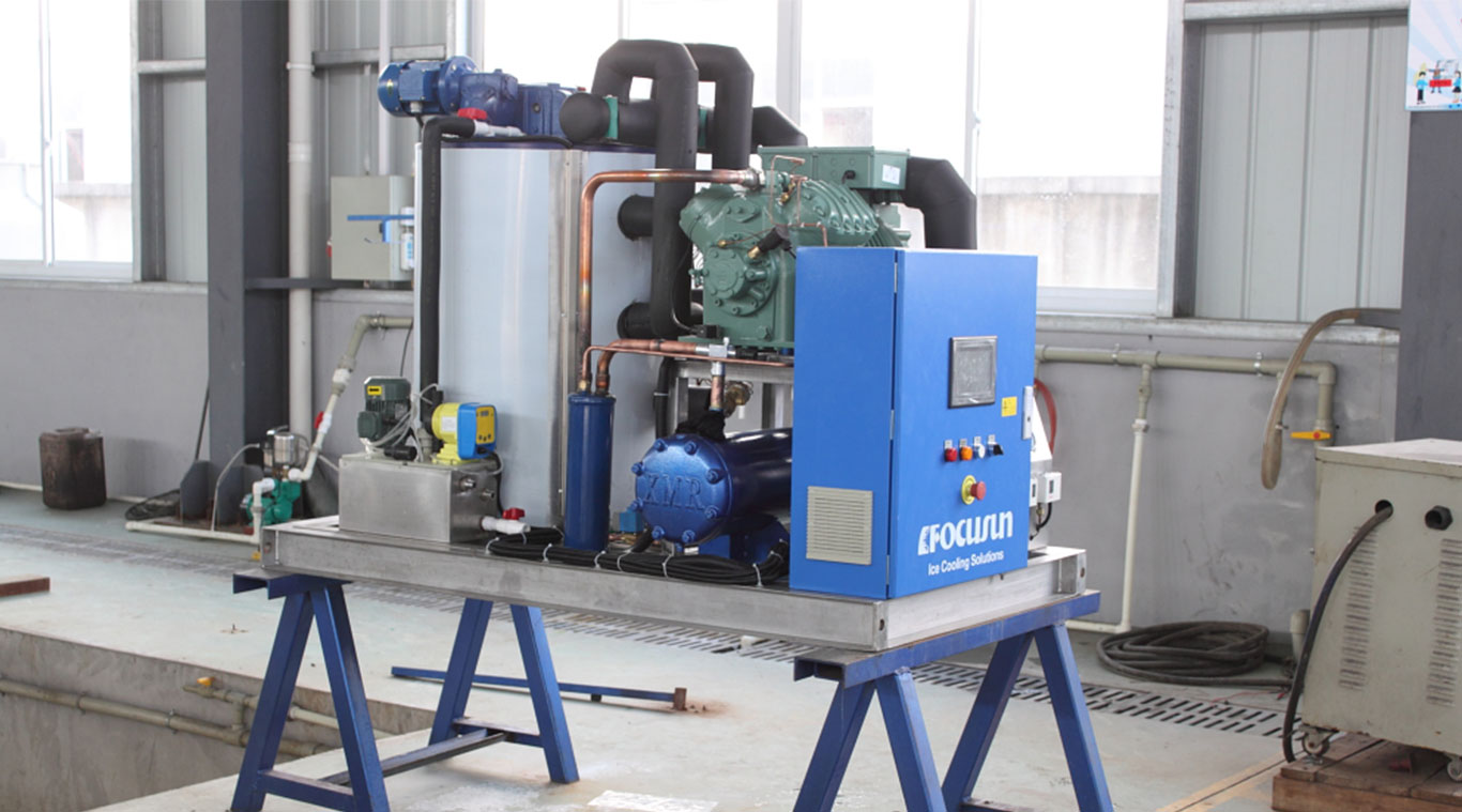 Focusun 3T marine seawater flake ice machine