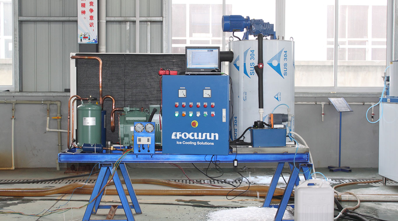 Focusun 4T marine seawater flake ice machine