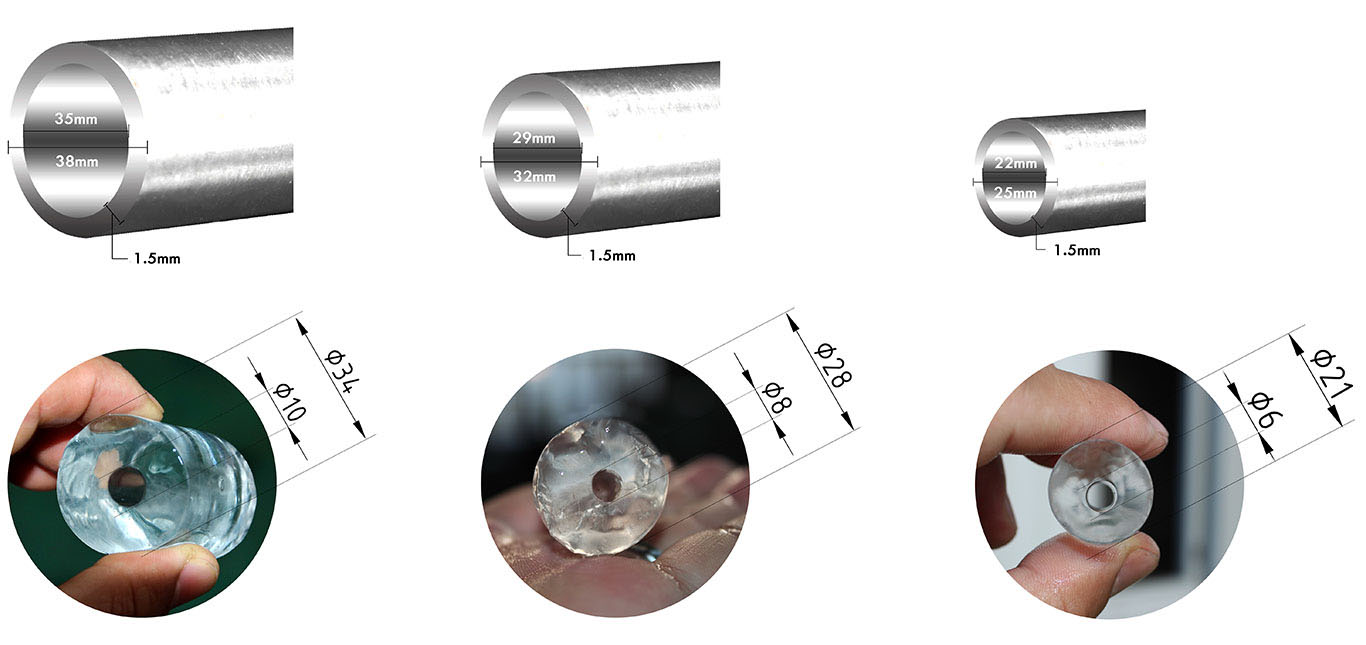 Small capacity tube ice machine